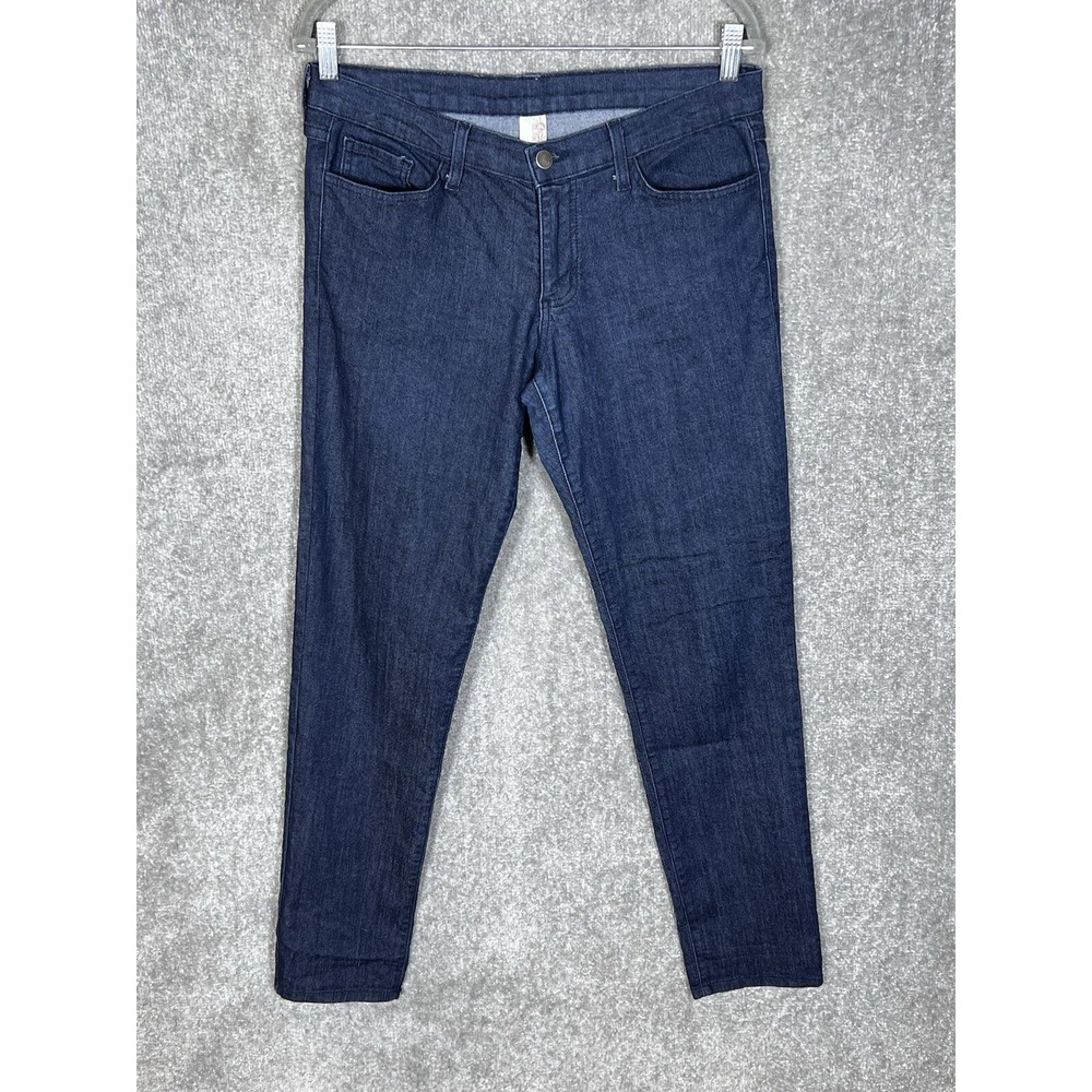 Francesca Birdcage Jeans Womens Size 30 Blue Dark Wash Denim Stretch Pockets